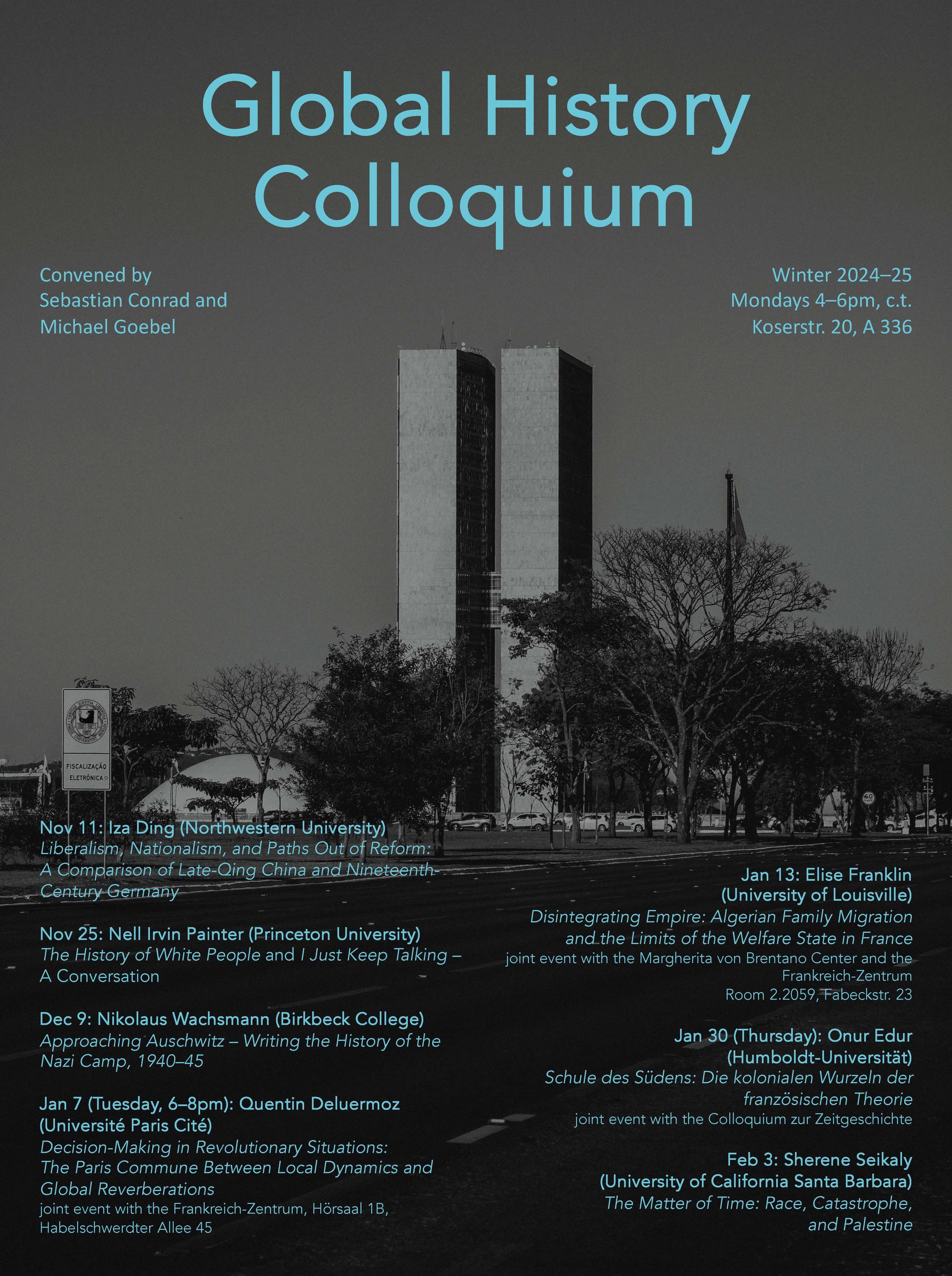 Colloquium Wintersemester 2024-25