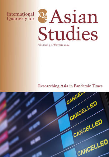 Cover International Quarterly for Asian Studies, Vol. 55/2024 IV, 493–512. 