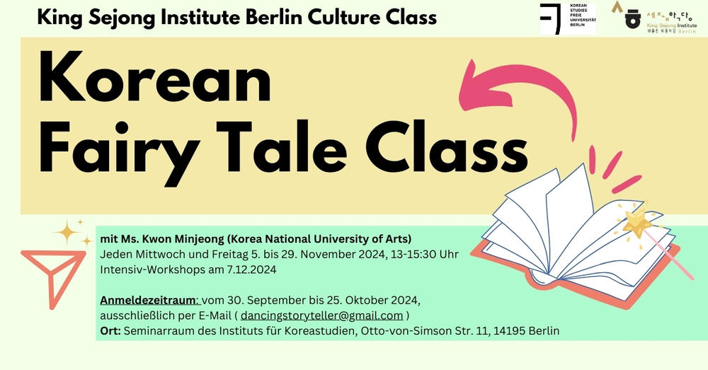 King Sejong Institute Berlin - Korean Fairy Tale Class