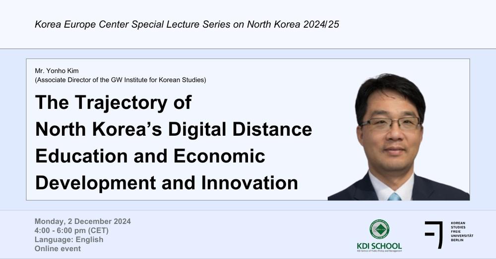 KEC Special Lecture Series on North Korea - Mr. Yonho Kim