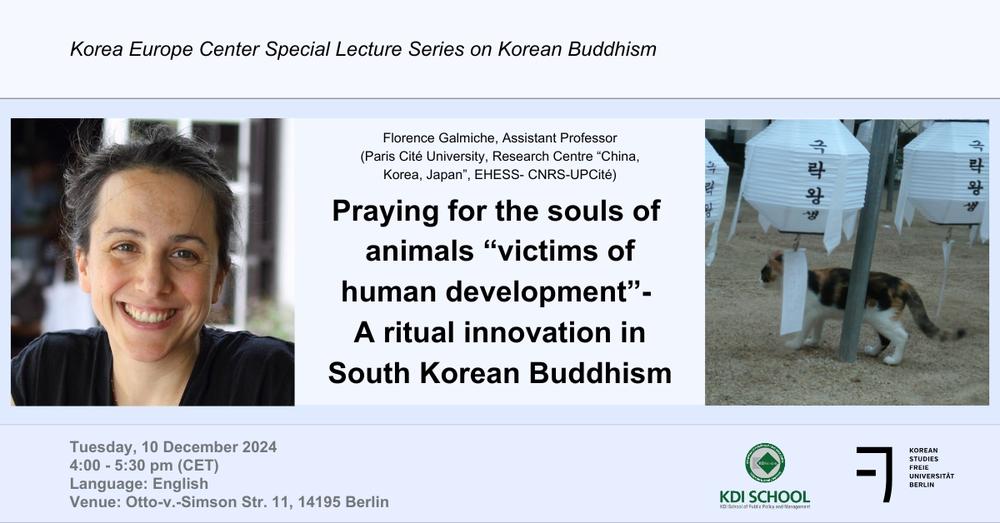 KEC Special Lecture Series on Korean Buddhism - Florence Galmiche, Assistant Professor