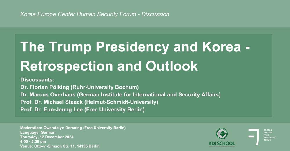 KEC Human Security Forum 2024 - Discussion