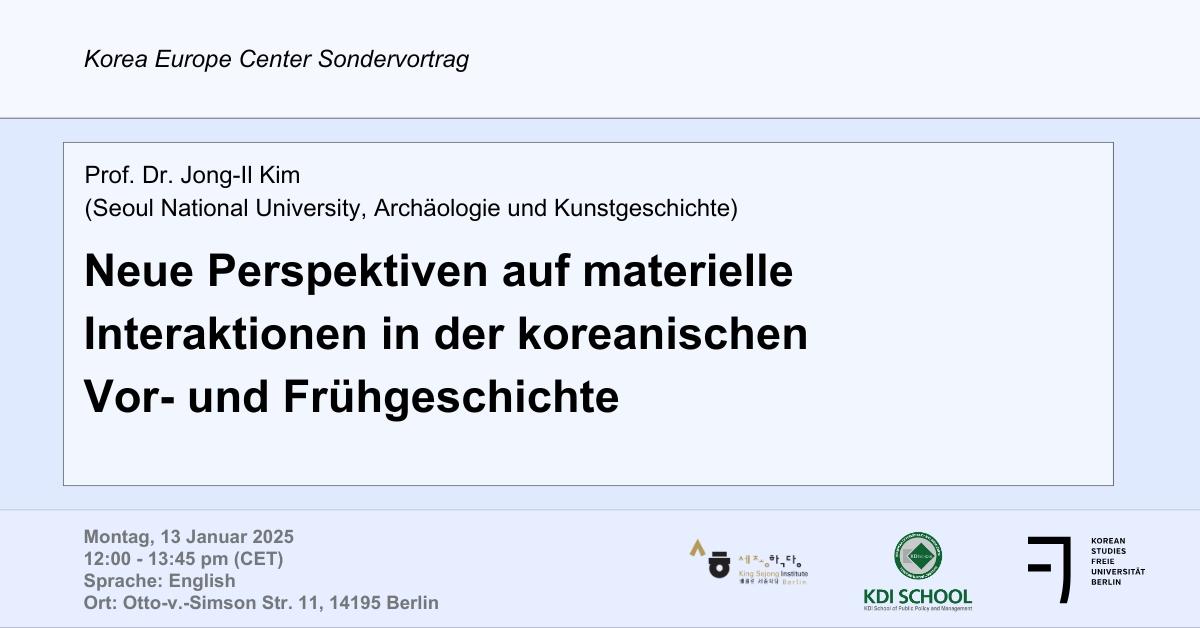 Sondervortrag - Prof. Dr. Jong-Il Kim