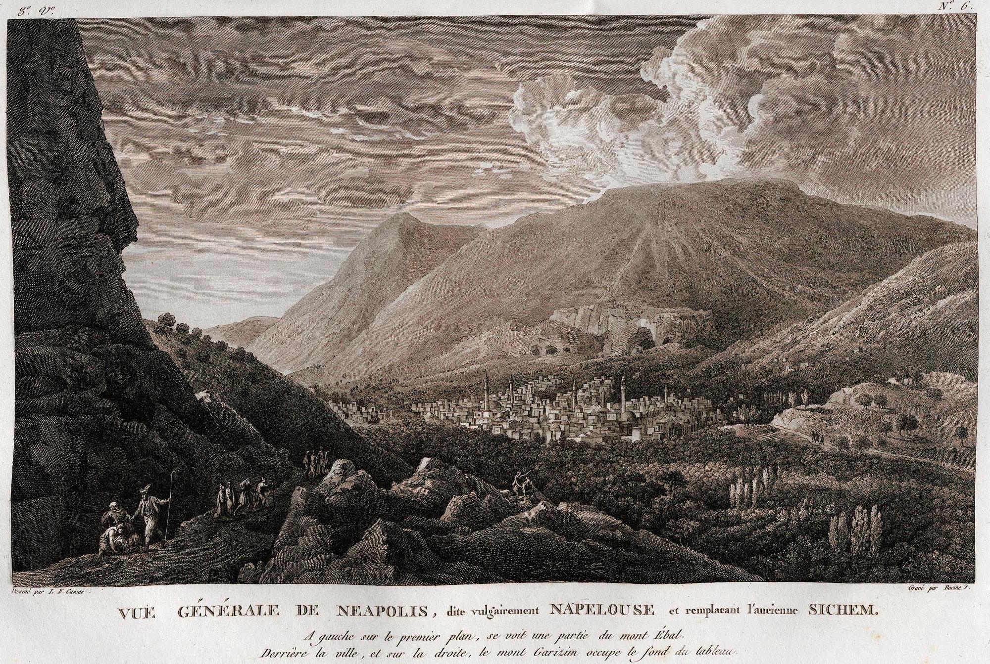 Aus: L.-F. Cassas, Voyage pittoresque de la Syrie, de la Phoenicie, de la Palaestine et... 1799/1800, Wikimedia Commons