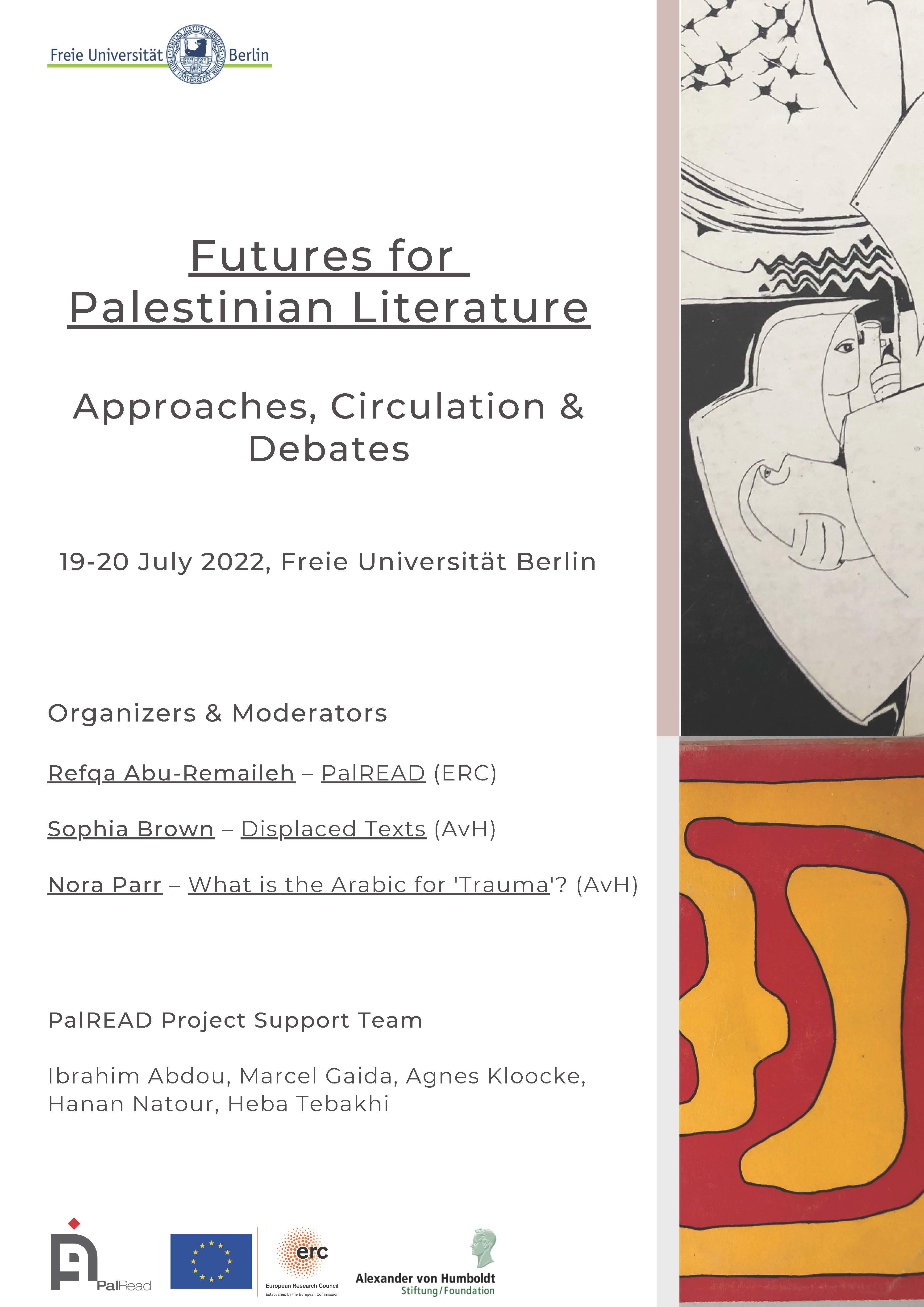 International Workshop: Futures For Palestinian Literature • PalREAD ...